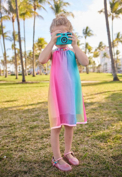 lola-spring Dress Jeweled Rainbow Dress