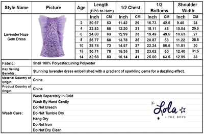 exclude-new-arriv Dress Lavender Haze Gem Dress