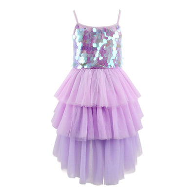 exclude-new-arriv Dress 1 Lavender Paillette Ombre Tutu Dress