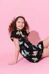 Lola + The Boys Dress Magic Butterfly Sequin Dress