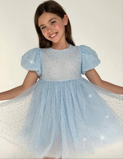 Lola + The Boys Dress Magic Sky Crystal Dress