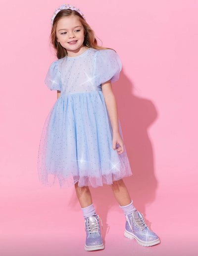 Lola + The Boys Dress Magic Sky Crystal Dress