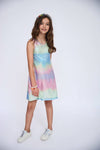 Lola + The Boys Dress Metallic Ombre Tank Dress