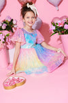 Lola + The Boys Dress Ombre Bright Party Dress