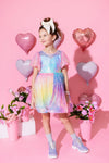 Lola + The Boys Dress Ombre Bright Party Dress