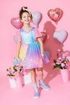 Lola + The Boys Dress Ombre Bright Party Dress