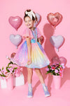 Lola + The Boys Dress Ombre Bright Party Dress