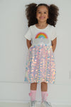 Lola + The Boys Dress Paillette Rainbow Magic Dress