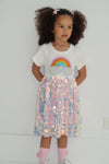 Lola + The Boys Dress Paillette Rainbow Magic Dress