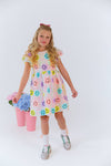 exclude-sale Dress Rainbow Emoji Sequin Dress