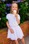 Lola + The Boys Dress Rainbow Jewel Sundress