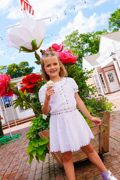 Lola + The Boys Dress Rainbow Jewel Sundress