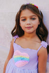 Lola + The Boys Dress Rainbow Love Tutu Dress