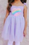 Lola + The Boys Dress Rainbow Love Tutu Dress