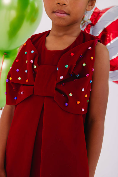 Lola + The Boys Dress Scarlet Gem Dress