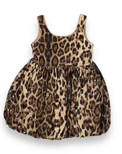 Lola + The Boys Dress 2 Sequin Leopard Bubble Dress