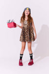 Lola + The Boys Dress Sequin Leopard Bubble Dress