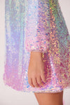 exclude-new-arriv Dress Sequin Ombre Party Dress