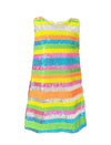 Lola + The Boys Dress 6 Sequin Summer Stripe Tank Dress