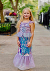 Lola + The Boys Dress Shimmer Magic Mermaid