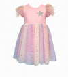 Lola + The Boys Dress Shining Star Feather Tutu Dress