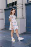 Lola + The Boys Dress Strawberries And Cream Sequin Dress