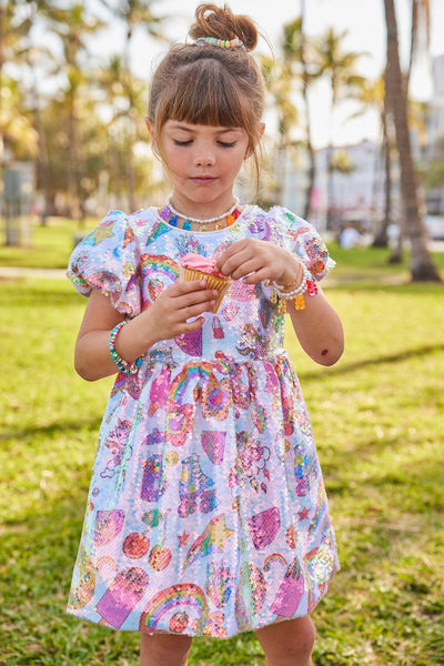 Lola + The Boys Dress Summertime Fun Sequin Dress