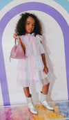 Lola + The Boys Dress Sunset Stars Tulle Dress