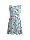 Lola + The Boys Dress Unicorn Sky Skater Dress