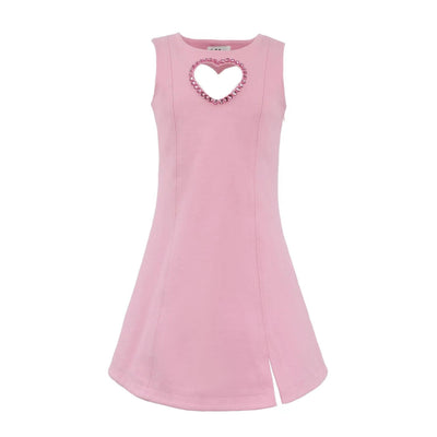 lola-spring Dress Women's Crystal Heart Dress