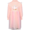 Lola + The Boys Dresses Rainbow Unicorn Tulle Dress