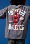 Lola + The Boys Flash Athletic Grey Sweatshirt