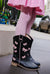 Bow Pink Cowgirl Boots