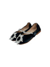 Lola + The Boys Footwear Crystal Brooch Ballet Flat