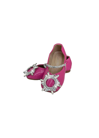 Lola + The Boys Footwear 7C (23) / Fucsia Crystal Brooch Ballet Flat