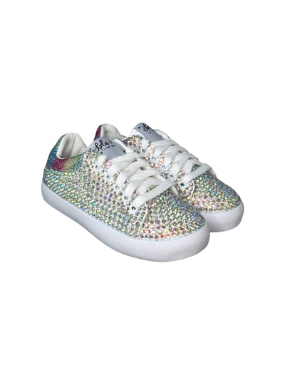 Lola + The Boys Footwear Diamond Rainbow Sneakers