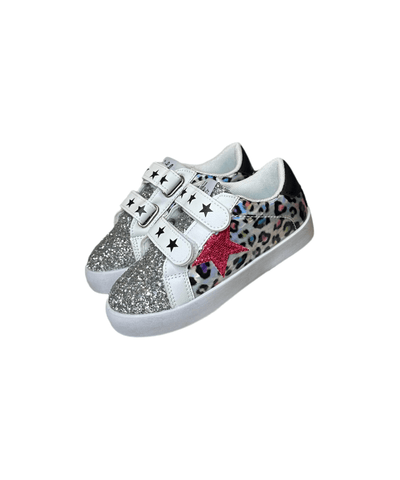 Lola + The Boys Footwear Electric Cheetah Star Sneaker