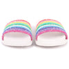 Lola + The Boys Footwear Glitter Rainbow Slides