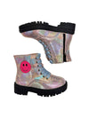 Lola + The Boys Footwear Happy Emoji Combat Boots