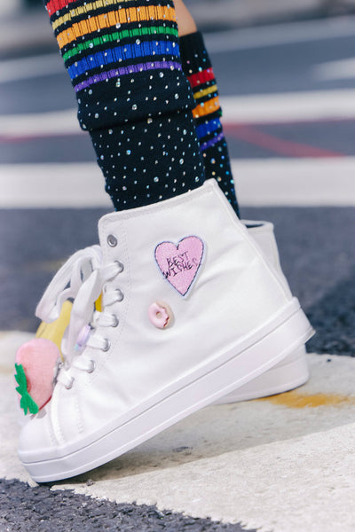 Lola + The Boys Footwear Happy Feet High Top Sneakers