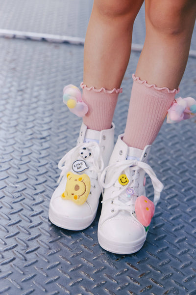 Lola + The Boys Footwear Happy Feet High Top Sneakers