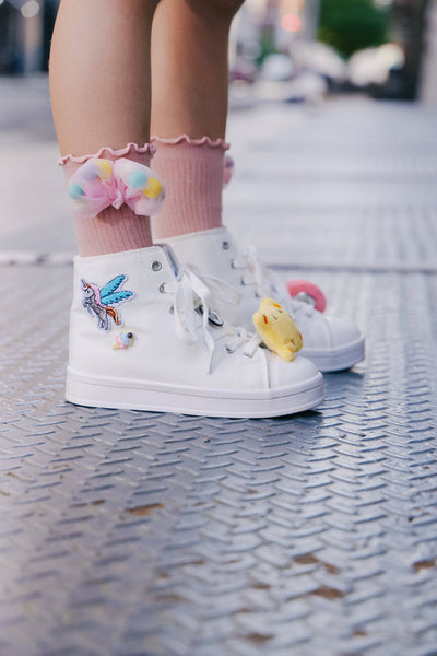 Lola + The Boys Footwear Happy Feet High Top Sneakers