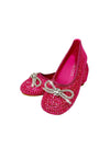 Lola + The Boys Footwear Hot Pink Sparkle Ballet Flats