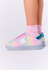 Lola + The Boys Footwear Ombre Glitter Star Sneaker