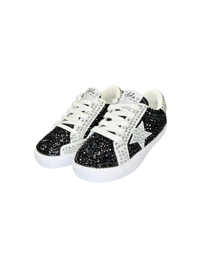 Lola + The Boys Footwear Panda Crystal Star Sneaker