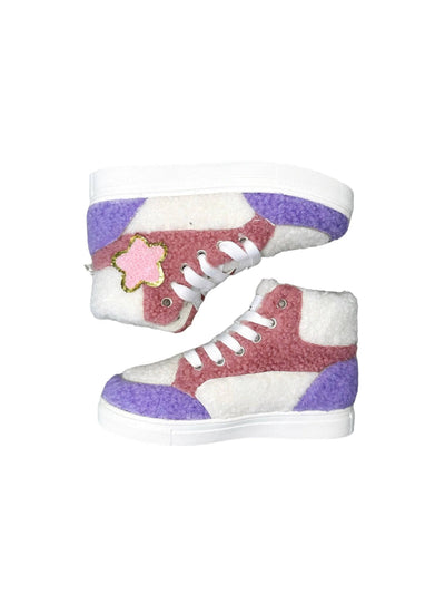 Lola + The Boys Footwear Pastel Cloud Sherpa High-Top Sneaker