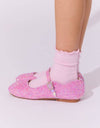 exclude-new-arriv Footwear Pretty in Pink Crystal Ballet Flat