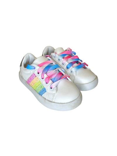 Lola + The Boys Footwear Rainbow Striped Sneakers