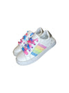 Lola + The Boys Footwear Rainbow Striped Sneakers