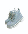 Lola + The Boys Footwear Silver Sparkle Boots